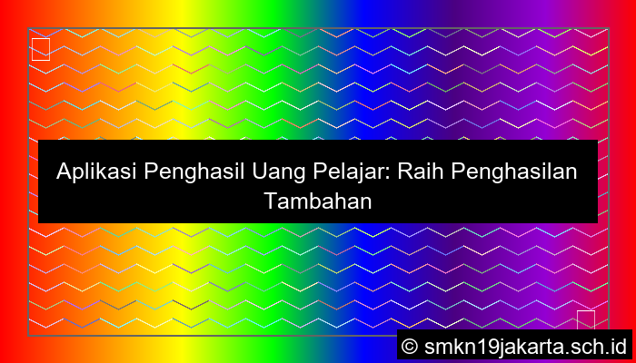 aplikasi penghasil uang pelajar