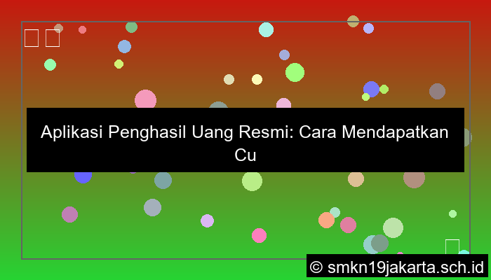 aplikasi penghasil uang resmi