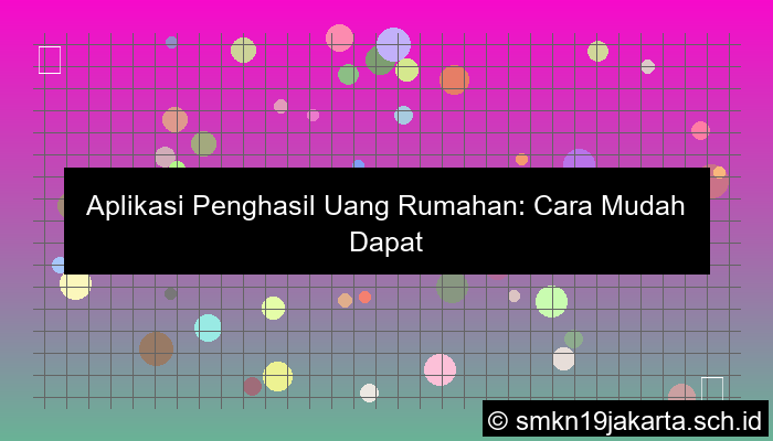 aplikasi penghasil uang rumahan