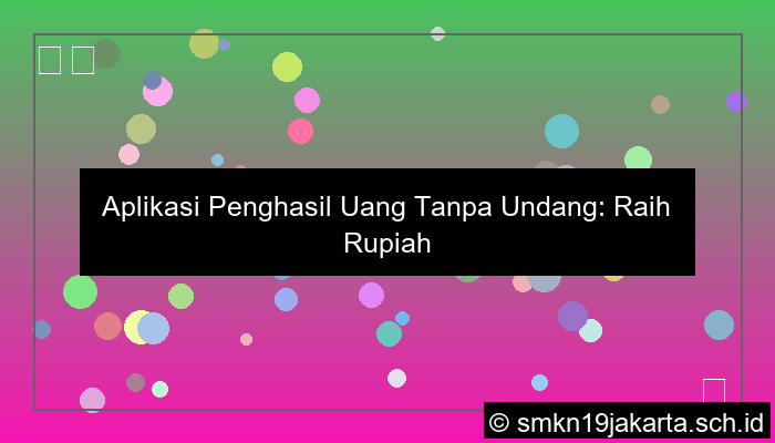 aplikasi penghasil uang tanpa undang