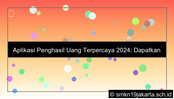 aplikasi penghasil uang terpercaya