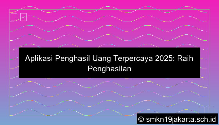aplikasi penghasil uang terpercaya 2025