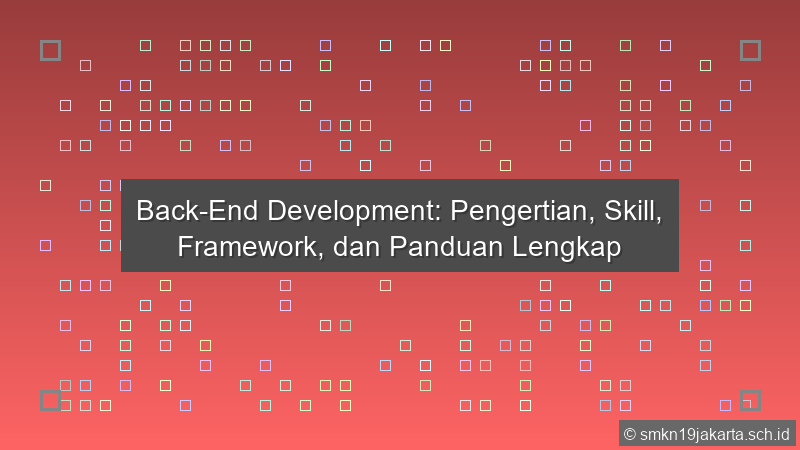Back End Development
