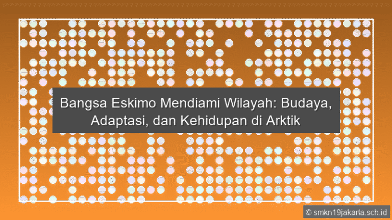 Bangsa Eskimo Mendiami Wilayah