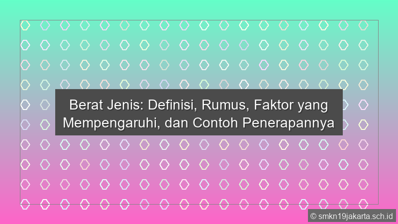 Berat Jenis