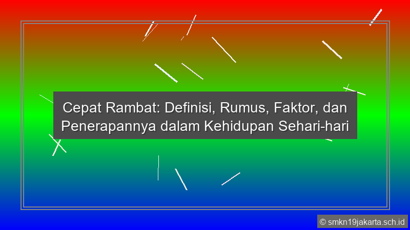 Cepat Rambat