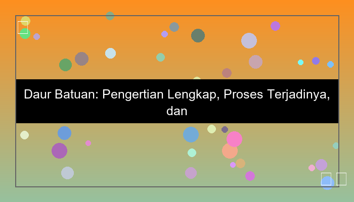 daur batuan