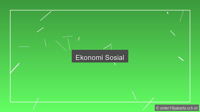 Ekonomi Sosial