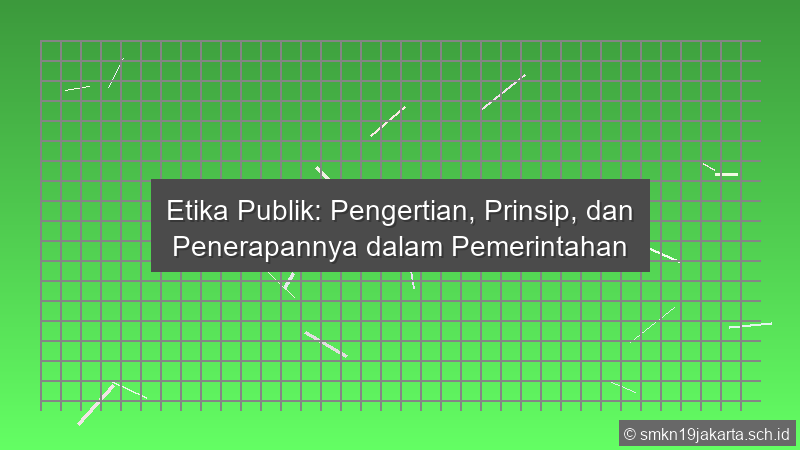 Etika Publik