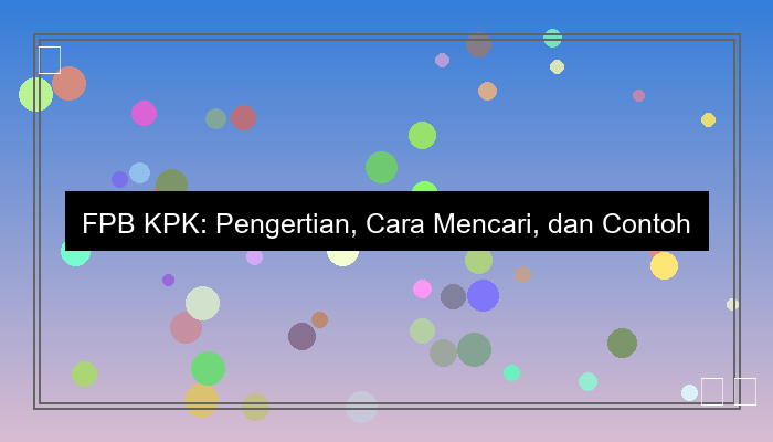 fpb kpk
