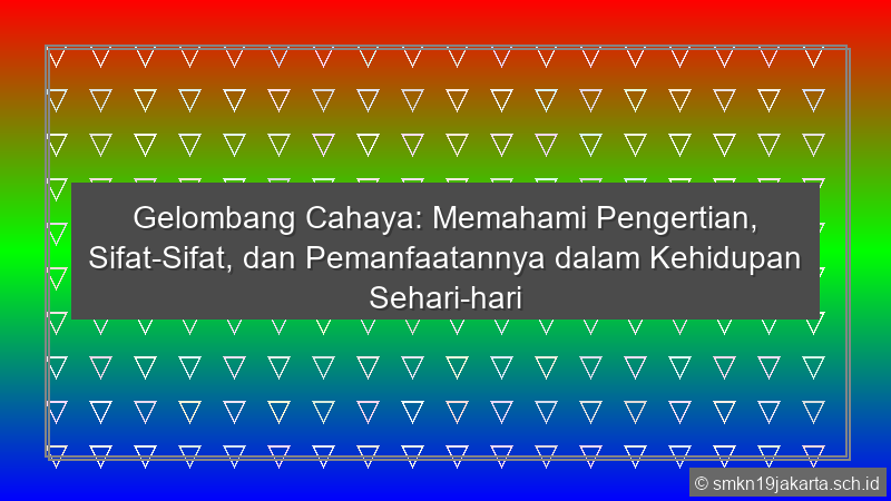 Gelombang Cahaya