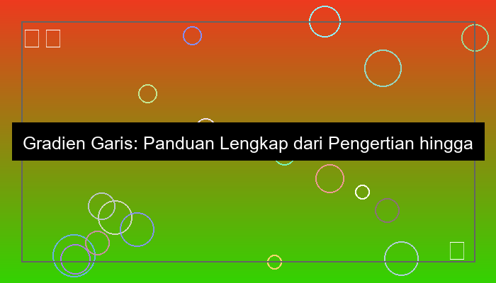 gradien garis