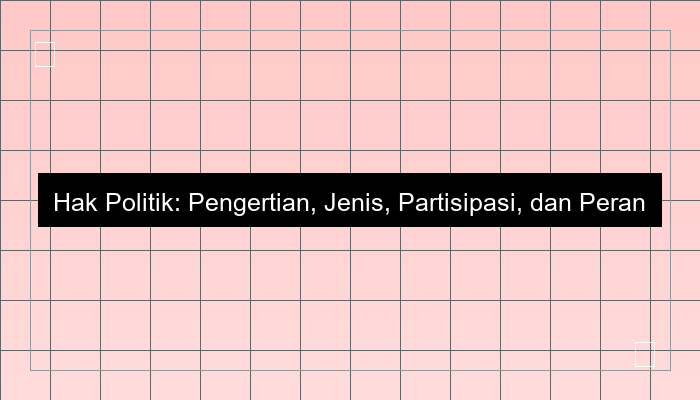 hak politik
