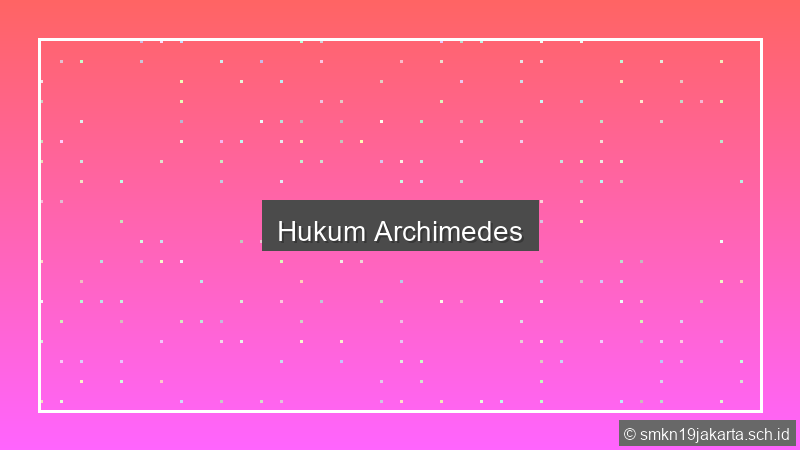 Hukum Archimedes