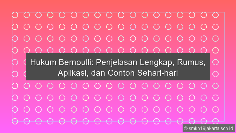 Hukum Bernoulli