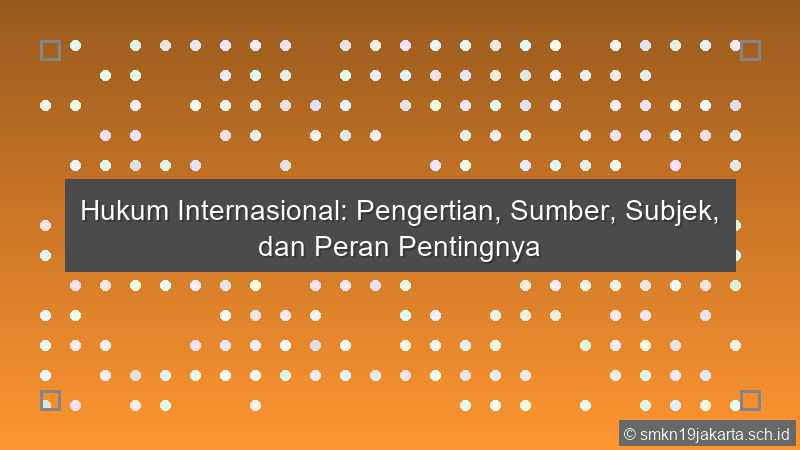 Hukum Internasional