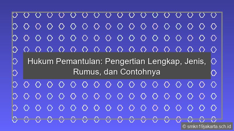 Hukum Pemantulan