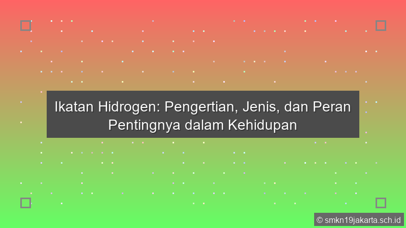 Ikatan Hidrogen