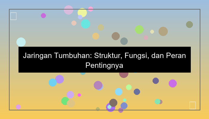 jaringan tumbuhan