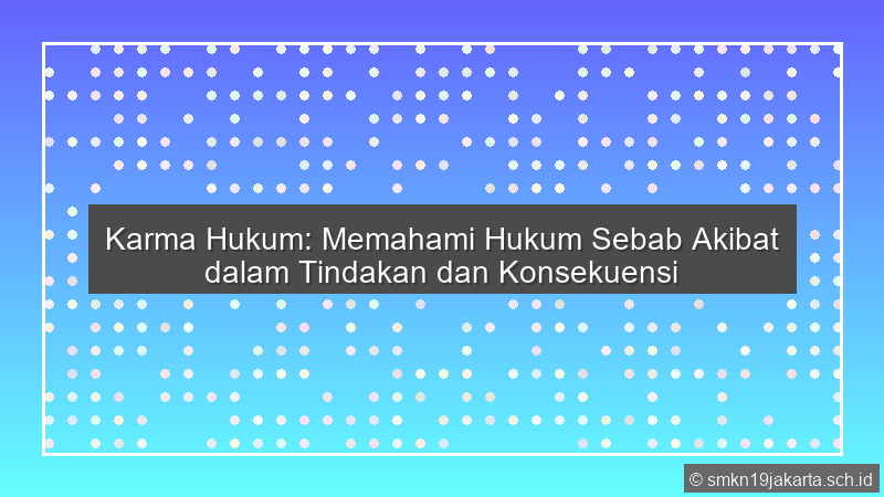 Karma Hukum
