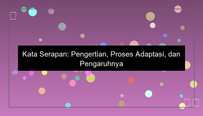 kata serapan