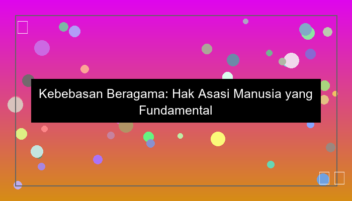 kebebasan beragama