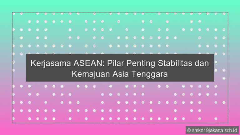 Kerjasama Asean