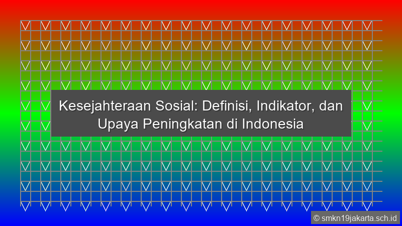 Kesejahteraan Sosial