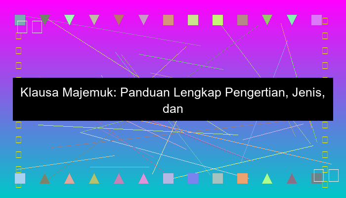 klausa majemuk