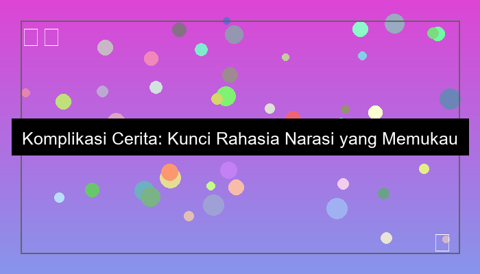 komplikasi cerita