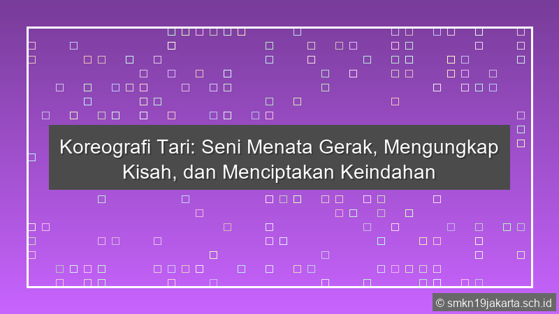 Koreografi Tari