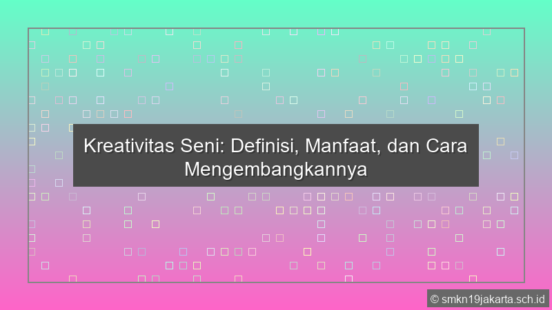 Kreativitas Seni