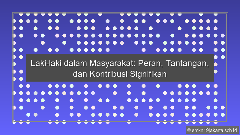 Laki Laki Masyarakat