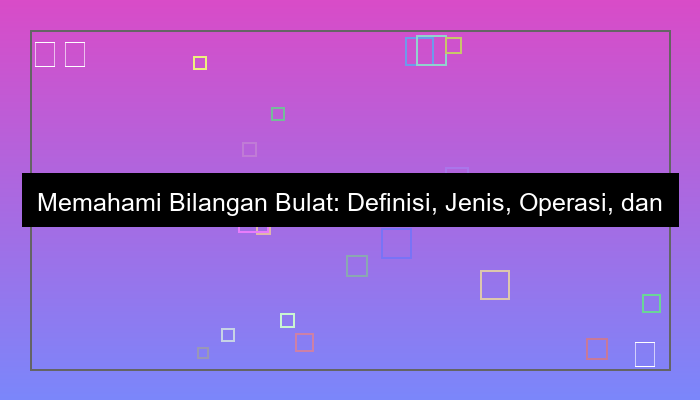 bilangan bulat
