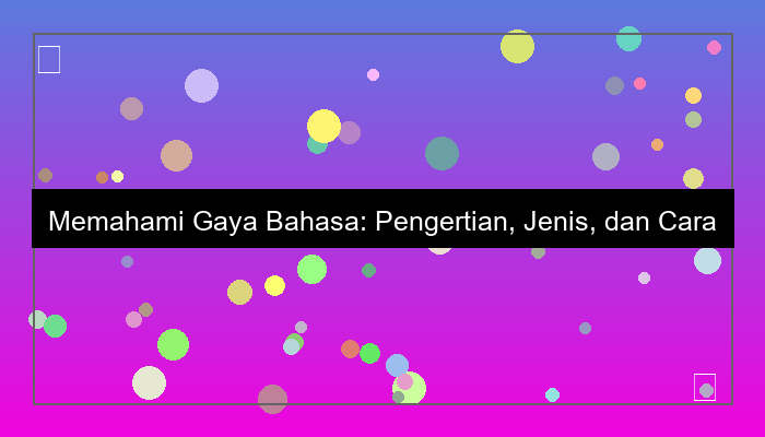 gaya bahasa