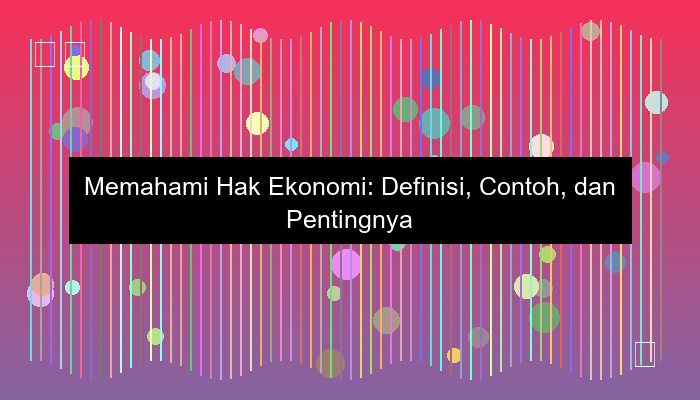 hak ekonomi