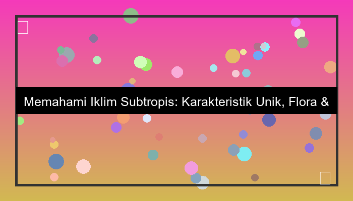iklim subtropis