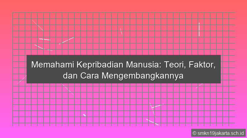 Kepribadian Manusia
