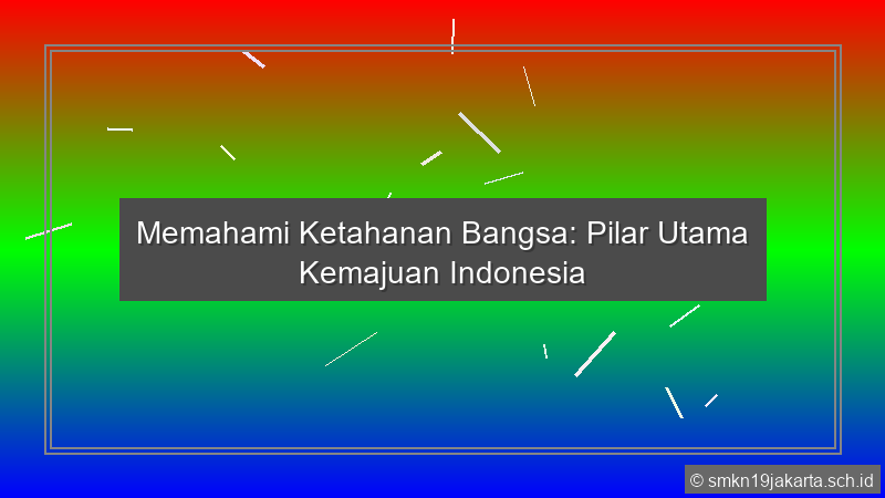 Ketahanan Bangsa
