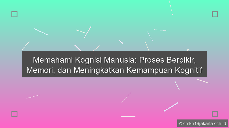 Kognisi Manusia