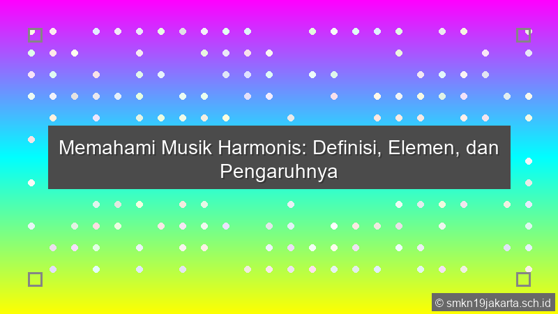 Musik Harmonis