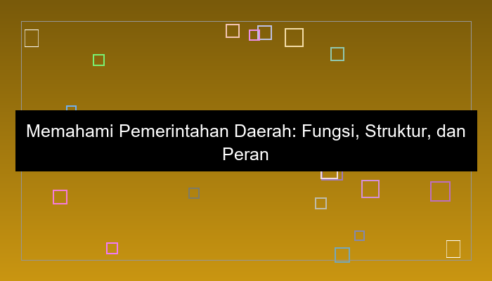 pemerintahan daerah