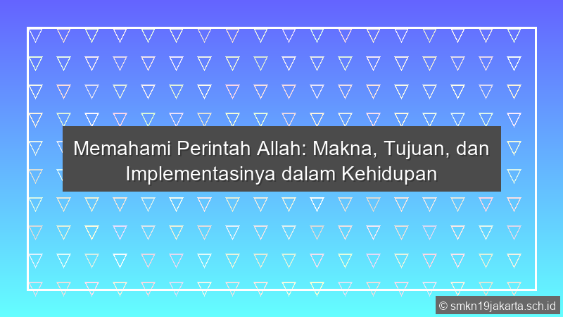 Perintah Allah