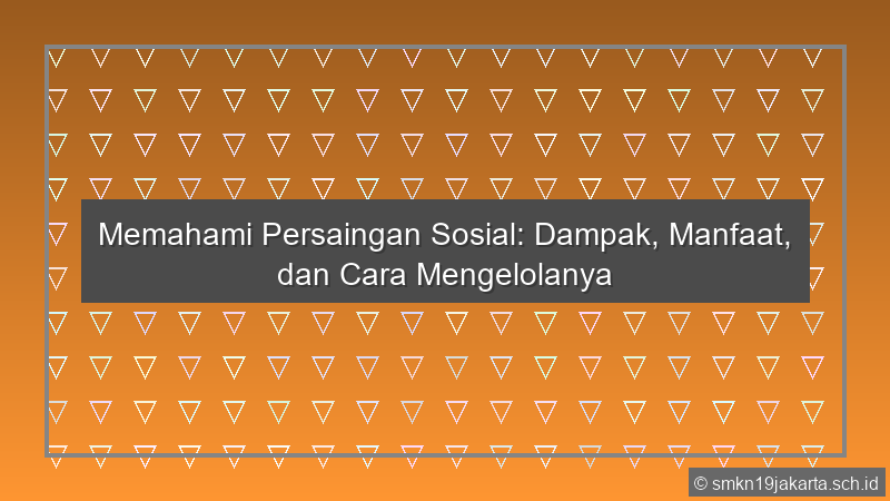 Persaingan Sosial