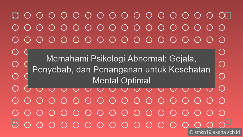 Psikologi Abnormal