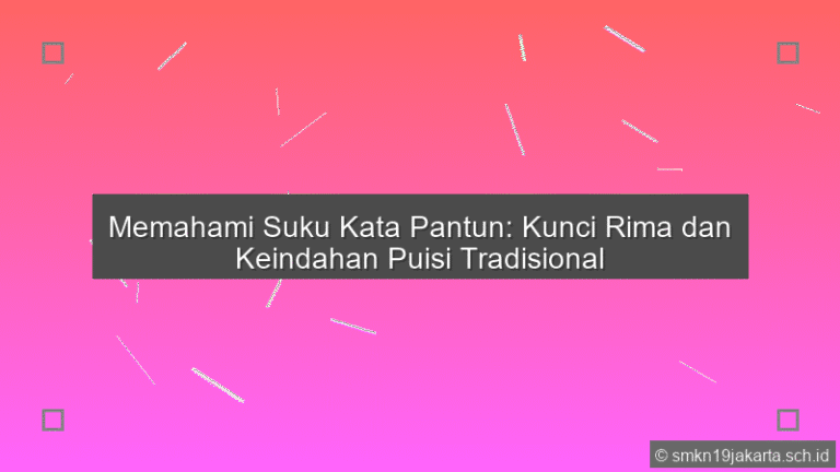 Suku Kata Pantun