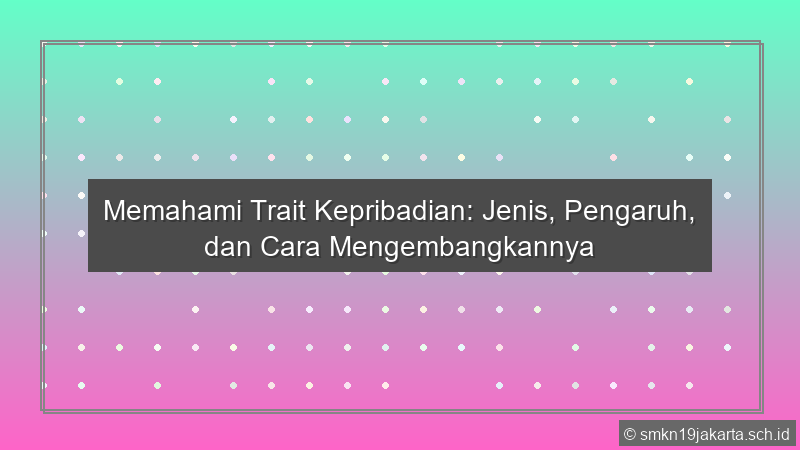 Trait Kepribadian