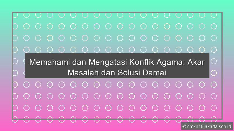 Konflik Agama