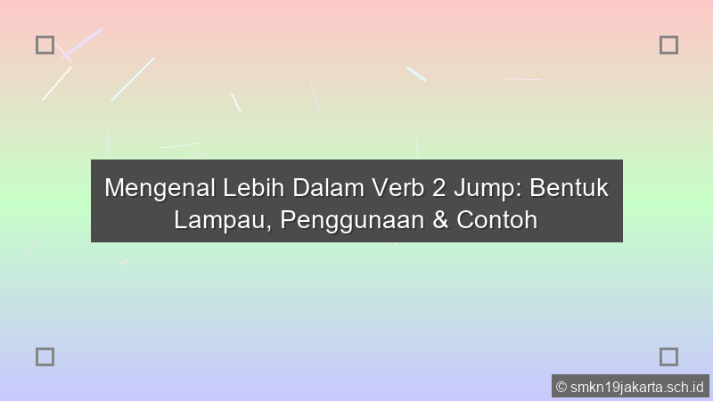 Verb 2 Jump
