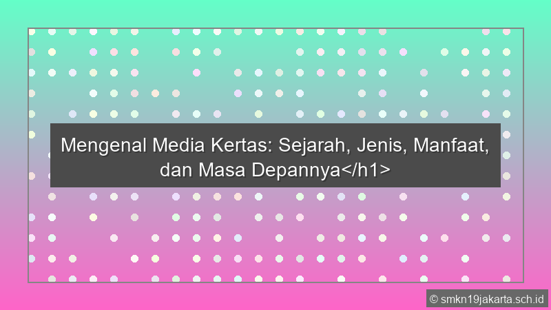 Media Kertas